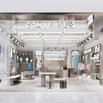 2020年最新潮流风格童装店铺效果图