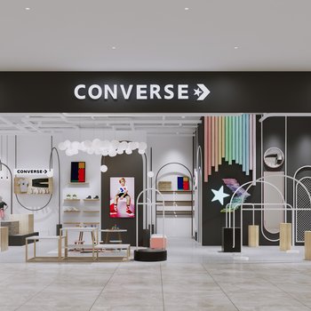 2020年最新潮流风格童装店铺效果图